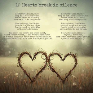 112 Hearts break in silence