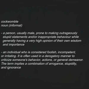 Cockwomble
