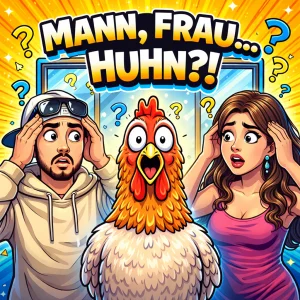 Mann Frau Huhn?!